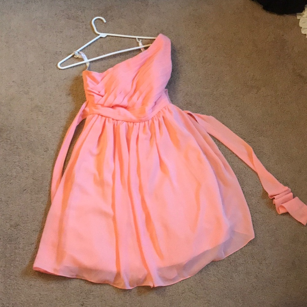 Peach Dress